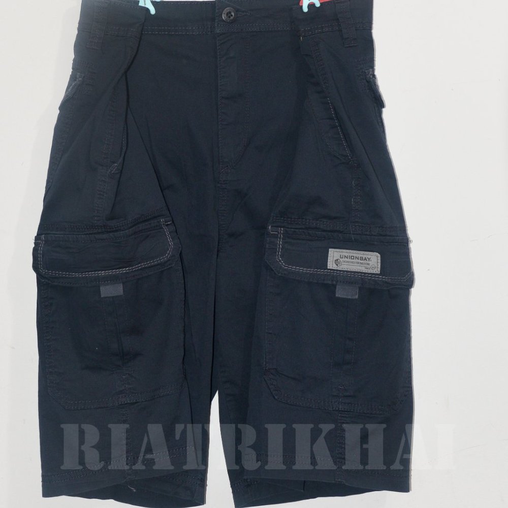 Men cargo short Unionbay in blue - Picture 2 of 8
